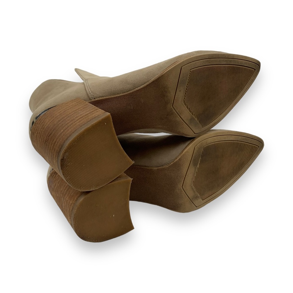 Steve Madden Taupe Suede Kaylah Pointed Toe Heele… - image 6